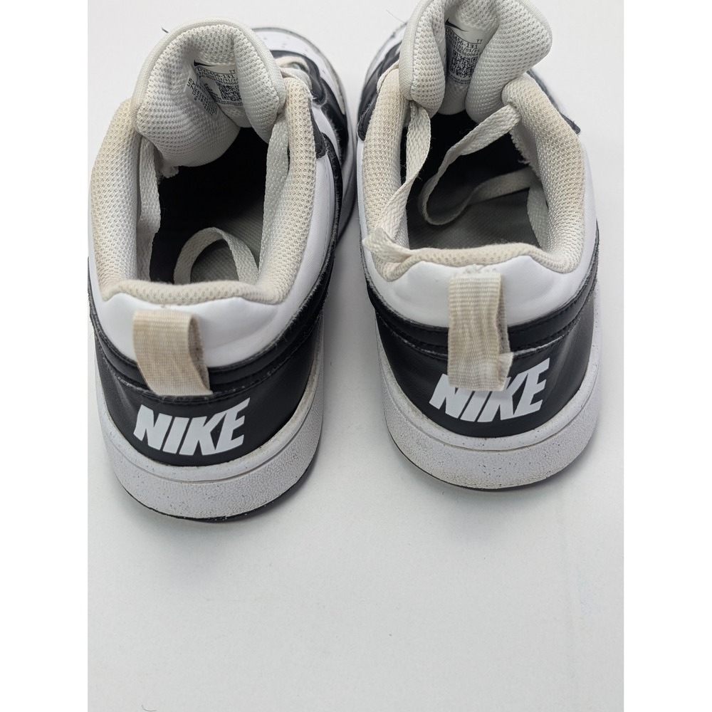 Nike Court Borough Low Recraft Big Kids Shoes Black White DV5456-131 7Y - Picture 6 of 11